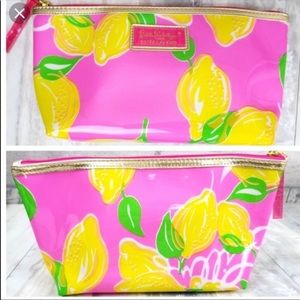 Lilly Pulitzer x Estee Lauder Makeup Bag 💖🍋